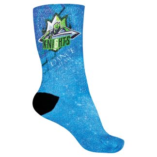 Custom Sublimation Shimmer Socks Shimmer Adult Crew Socks Sublimation Printing