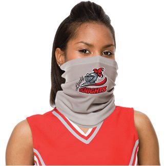 Custom 16" x 8" White Sublimatable Gaiter – Personalize with vibrant designs from 154 Print Shop for superior sun protection.