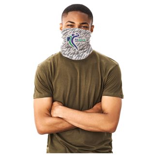 Custom 17.5" x 9.25" White Solar Gaiter – Personalize with vibrant designs from 154 Print Shop for maximum sun protection.