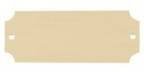 2 1/2" x 1" Sublimatable Bright Gold Aluminum Perpetual Plate