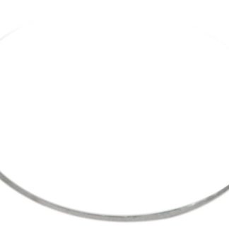 1 1/8" x .020" White DynaSub Sublimatable Aluminum Disc