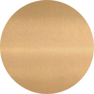 1 1/2" x .020" Sublimatable Satin Gold DynaSub Aluminum Die Cut Disc