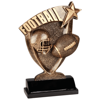 7" Football Broadcast Resin