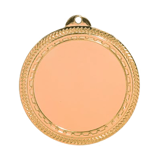 2 3/4" Antique Bronze 2" Insert Holder Laserable BriteLazer Medal
