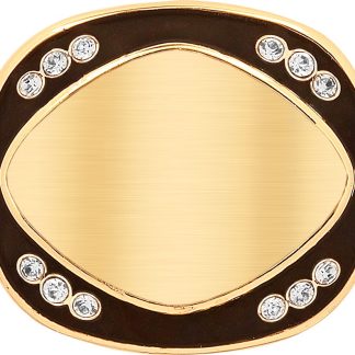 Gold Champion Ring Sublimatable Insert Holder Top with Bling