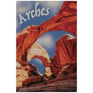 8" x 12" Gloss Silver ChromaLuxe Aluminum Photo Panel