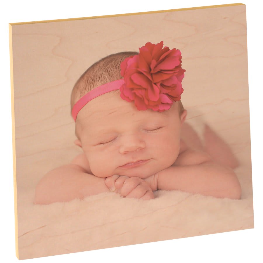 8" x 8" ChromaLuxe Matte Maple Sublimatable Photo Panels