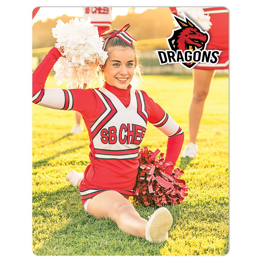 8" x 10" Semi-Gloss Silver ChromaLuxe Aluminum Photo Panel