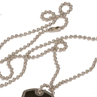 30" Silver Metal Neck Chain