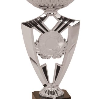 13 1/2" Silver Ribbon 2" Insert Holder Easy Cup Kit