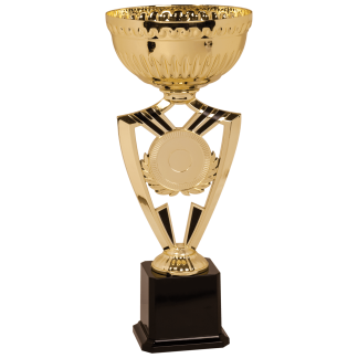 15" Gold Ribbon 2" Insert Holder Easy Cup Kit