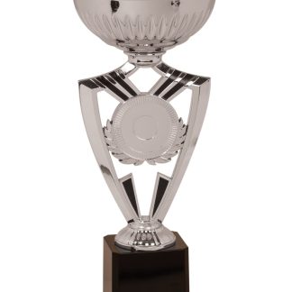 15" Silver Ribbon 2" Insert Holder Easy Cup Kit