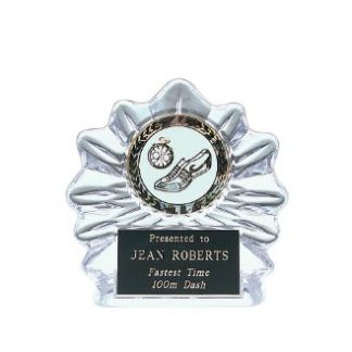 4 1/4" Clear Flame Sculpted Ice