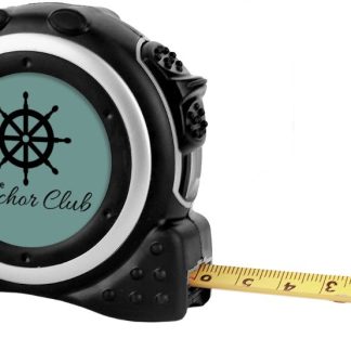 16FT Blk/Slv Tape Measure with 1 1/2" Insert Area, 1 Sided-Insert not Included