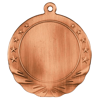 2 3/4" Antique Bronze 2" Insert Holder Medal