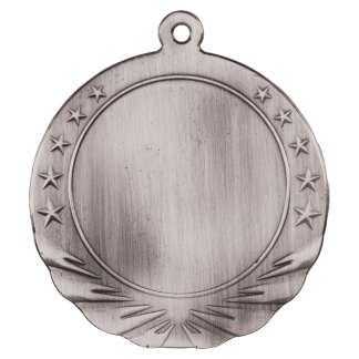 2 3/4" Antique Silver 2" Insert Holder Medal
