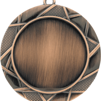 2 3/4" Antique Bronze Deco 2" Insert Holder Medal