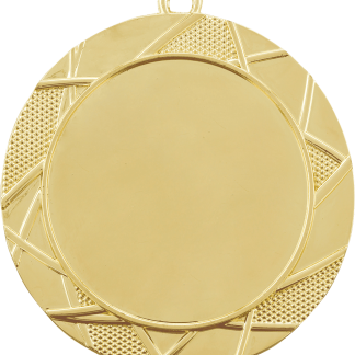 2 3/4" Bright Gold Deco 2" Insert Holder Medal