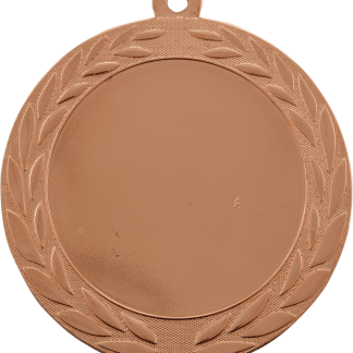2 3/4" Bright Bronze Wreath 2" Insert Holder Medal
