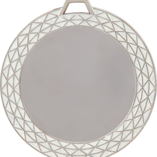 2 3/4" White Bling 2" Insert Holder Medal