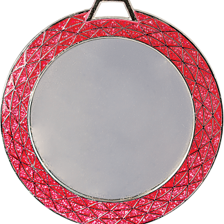 2 3/4" Pink Bling 2" Insert Holder Medal