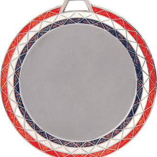 2 3/4" Red/White/Blue Bling 2" Insert Holder Medal