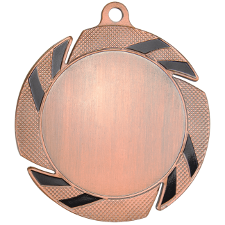 2 3/4" Bronze/Black 2" Insert Medal Holder