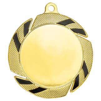 2 3/4" Gold/Black 2" Insert Medal Holder