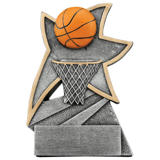 5 1/2" Basketball Jazz Star Resin