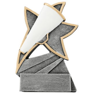 5 1/2" Cheer Jazz Star Resin