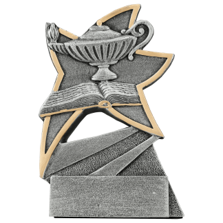 5 1/2" Lamp of Knowledge Jazz Star Resin