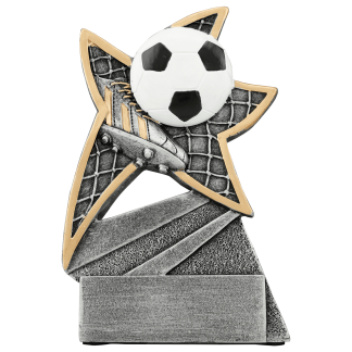 5 1/2" Soccer Jazz Star Resin
