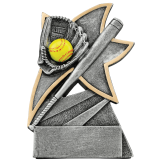 5 1/2" Softball Jazz Star Resin