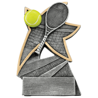 5 1/2" Tennis Jazz Star Resin