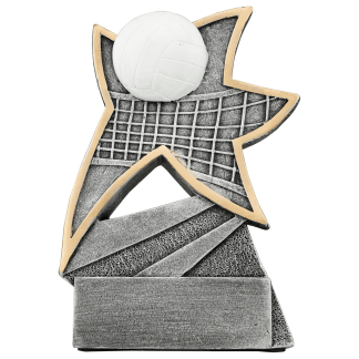 5 1/2" Volleyball Jazz Star Resin