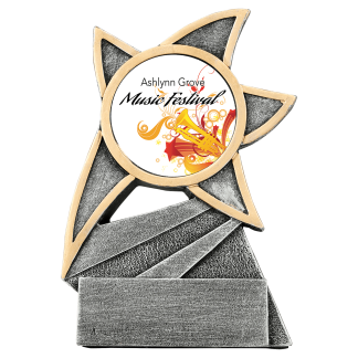 5 1/2" Jazz Star Resin 2" Insert Holder