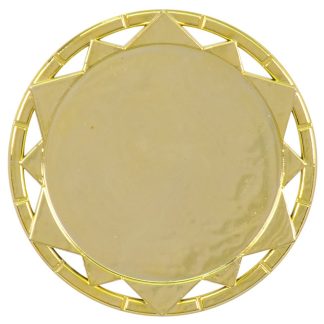 2 5/8" Gold Plaque Mount with 2" Insert Holder