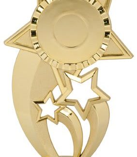 6 1/2" Under Star 2" Insert Holder Figure