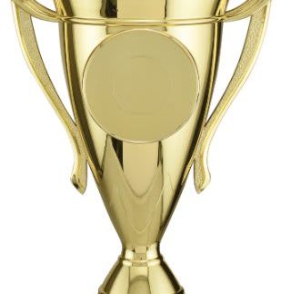 7 1/2" Gold Plastic Cup with 2" Insert Holder