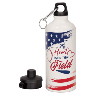 20 oz. White Sublimatable Aluminum Water Bottle