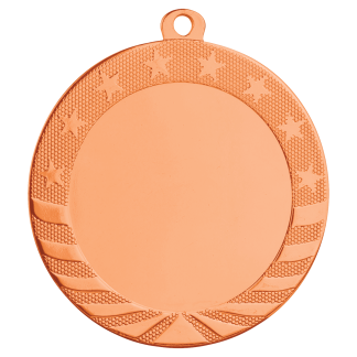2 3/4" Bright Bronze 2" Insert Holder Starbrite Medal