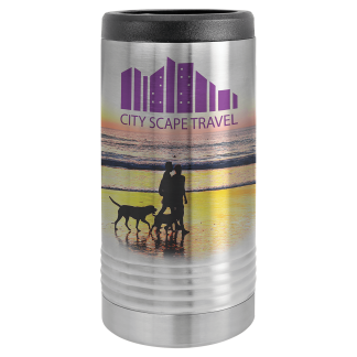 Stainless Steel Sublimatable Polar Camel Slim Beverage Holder
