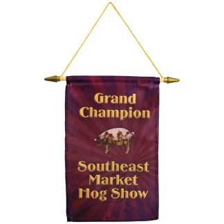 7 7/8" x 11 13/16" Sublimatable Banner with Hanging Cord