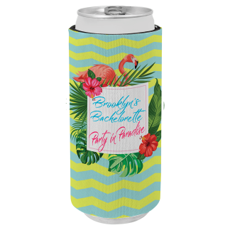 White Slim Sublimatable Beverage Holder