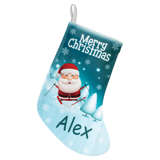 10" x 14" White Sublimatable Holiday Stocking