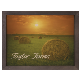 8" x 10" Sublimatable Wood Photo Panel with Frame