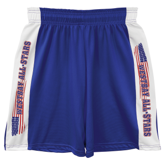 Royal Blue Youth Subli-Tru Shorts Large