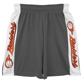 Gray Adult Subli-Tru Shorts Small