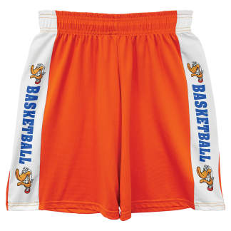 Orange Adult Subli Tru Shorts Medium