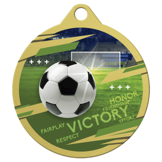 Gold 2" Inspire Soccer Medal